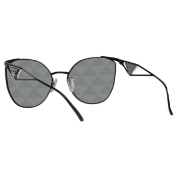 NEW PRADA PR50ZS 1AB03T GRAY BLACK EYEWEAR PR 50ZS WOMEN SUNGLASSES SPR 50Z - Picture 5 of 6